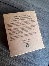 Load image into Gallery viewer, Reusable Hemp Cotton Rounds