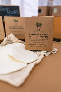 Reusable Hemp Cotton Rounds
